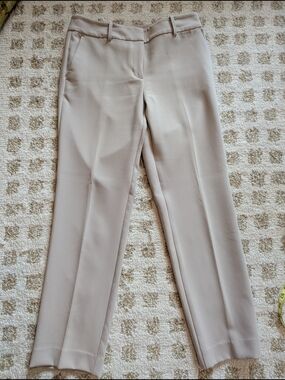 Women's Khaki Straight-Leg Dress Pants
